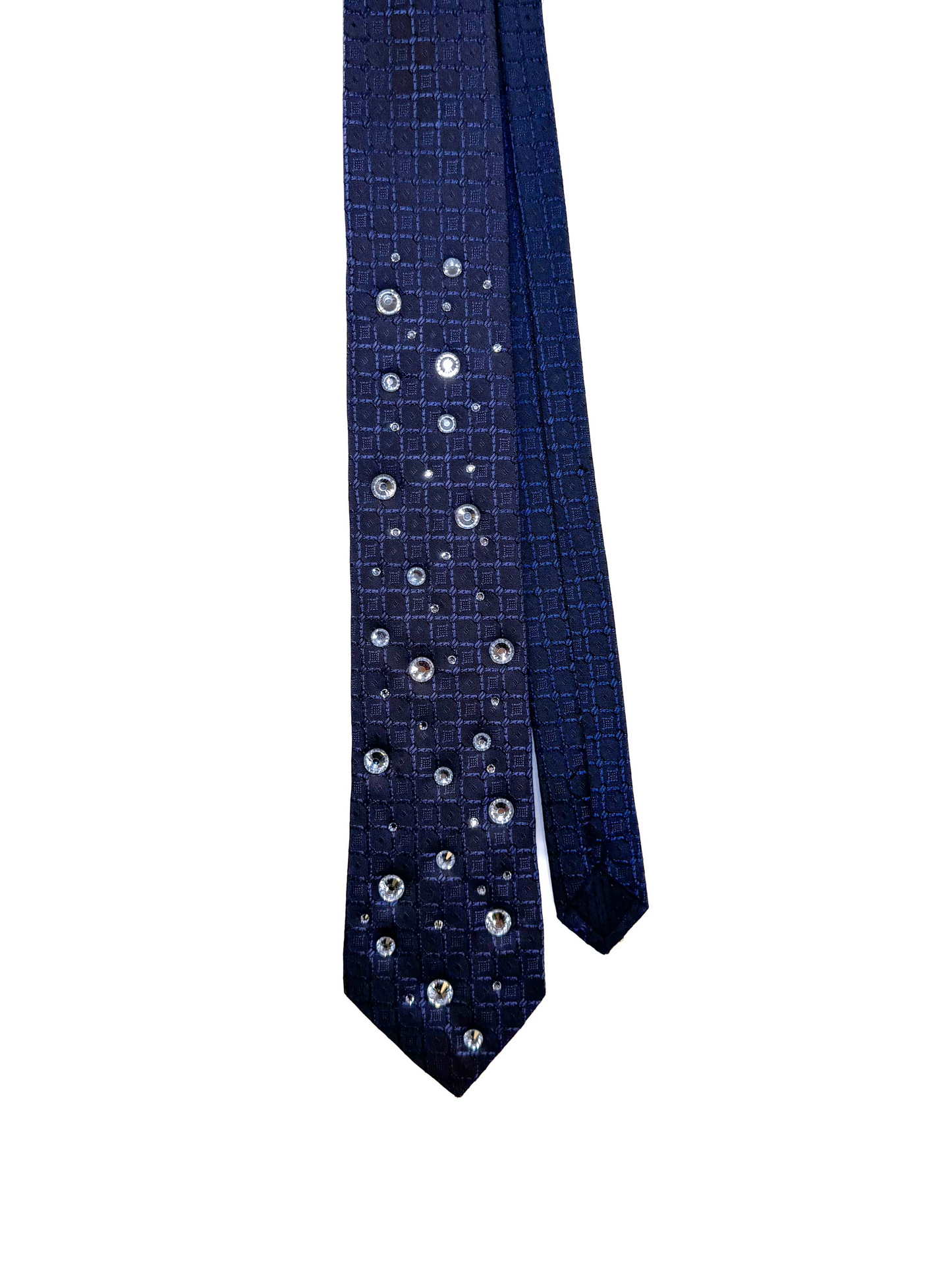 Upcycle Gemstone Blue Tie
